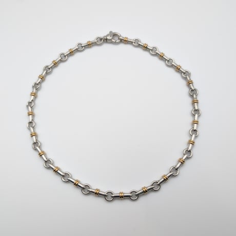 Tiffany & Co. Vintage 18K Gold & Silver Bridle Link Necklace