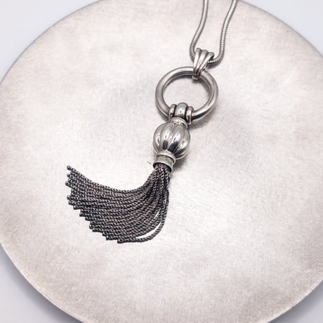 Tiffany & Co. Vintage Sterling Silver Tassel Necklace