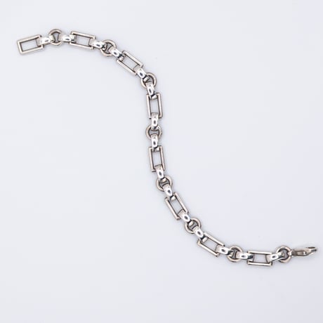 【大きめサイズ】Tiffany & Co. Rectangle & Circle Link Bracelet