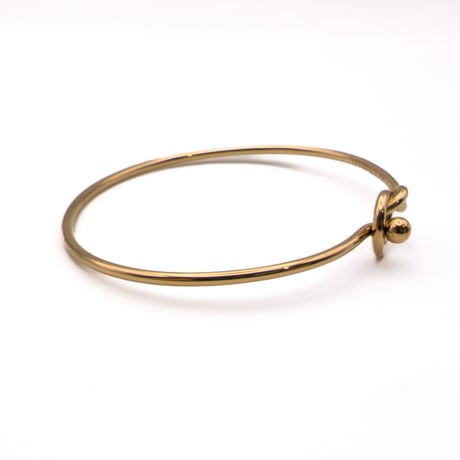 Tiffany & Co. 18K Yellow Gold Love Knot Bangle