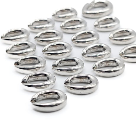 【価格はお問い合わせ下さい】Hermès Acrobate Sterling Silver Bracelet (MM / 19 Links)