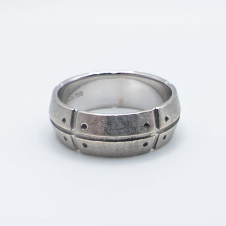 Tiffany & Co. Streamerica Wide Ring 18K White Gold