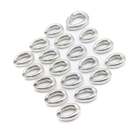 【価格はお問い合わせ下さい】Hermès Acrobate Sterling Silver Bracelet (MM / 19 Links)