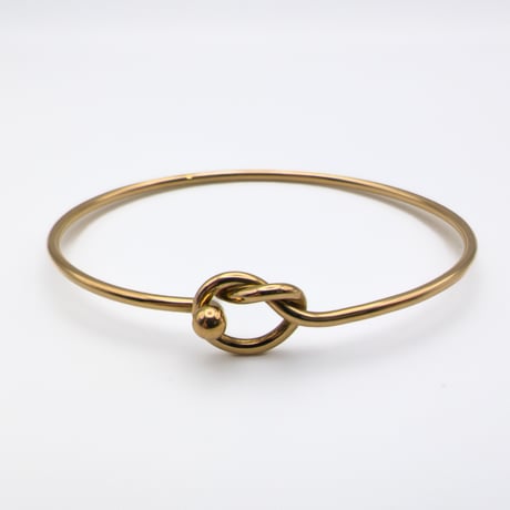 Tiffany & Co. 18K Yellow Gold Love Knot Bangle