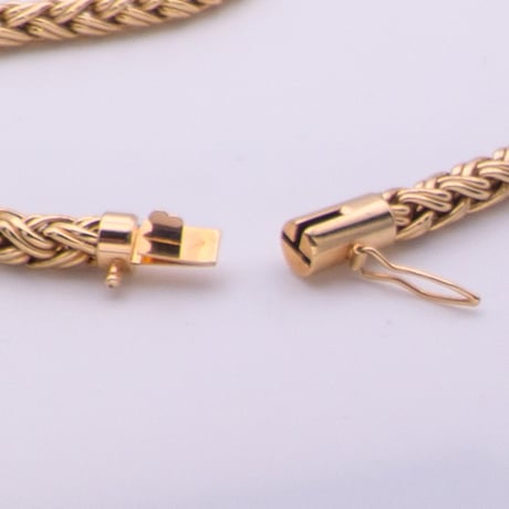 Tiffany & Co. Vintage 14K Wheat Chain Necklace（1980s）