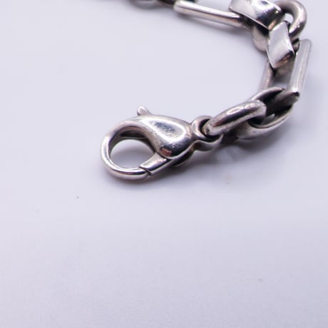 【大きめサイズ】Tiffany & Co. Rectangle & Circle Link Bracelet