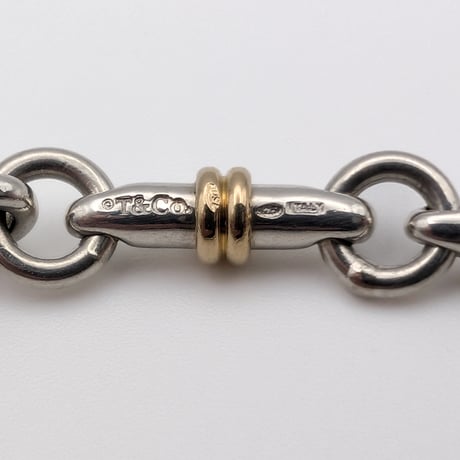 Tiffany & Co. Vintage 18K Gold & Silver Bridle Link Necklace