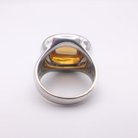 Tiffany & Co. Paloma Picasso 18K & Silver Citrine Dome Ring