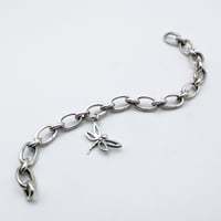 Tiffany & Co. Oval Clasping Link Bracelet with Dragonfly Charm