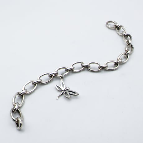 Tiffany & Co. Oval Clasping Link Bracelet with Dragonfly Charm