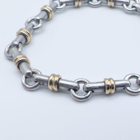 Tiffany & Co. Vintage 18K Gold & Silver Bridle Link Bracelet