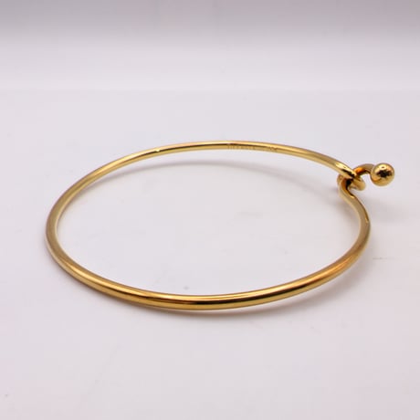 Tiffany & Co. 18K Yellow Gold Double Eye Bangle