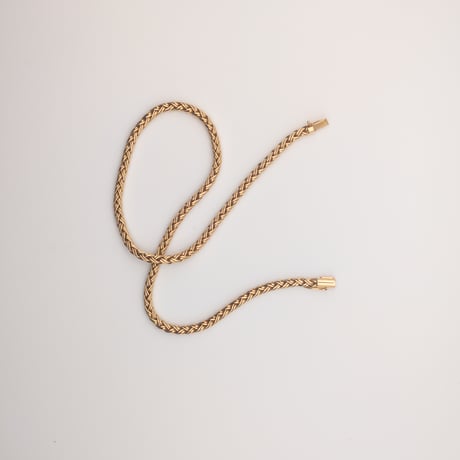 Tiffany & Co. Vintage 14K Wheat Chain Necklace（1980s）