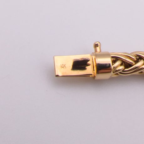 Tiffany & Co. Vintage 14K Wheat Chain Necklace（1980s）
