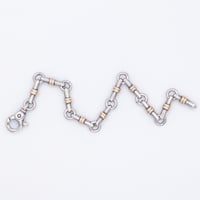 Tiffany & Co. Vintage 18K Gold & Silver Bridle Link Bracelet