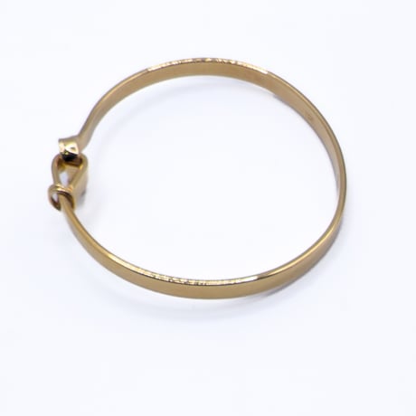 Tiffany & Co. 18K Hook & Eye Flat Bangle