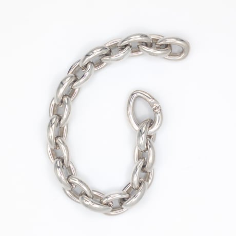 【価格はお問い合わせ下さい】Hermès Acrobate Sterling Silver Bracelet (MM / 19 Links)