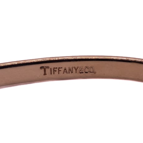 Tiffany & Co. 18K Hook & Eye Flat Bangle