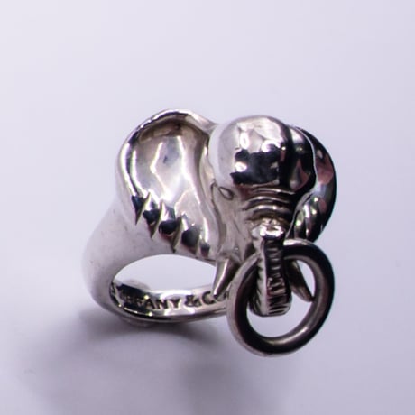 Tiffany & Co. Elephant Door Knocker Ring