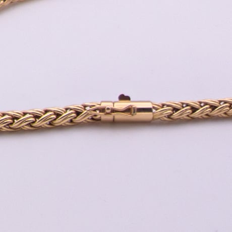 Tiffany & Co. Vintage 14K Wheat Chain Necklace（1980s）