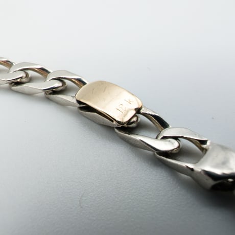 Tiffany & Co. 925 × 18K Figaro Chain Bracelet