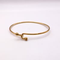 Tiffany & Co. 18K Yellow Gold Double Eye Bangle