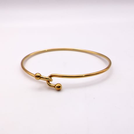 Tiffany & Co. 18K Yellow Gold Double Eye Bangle