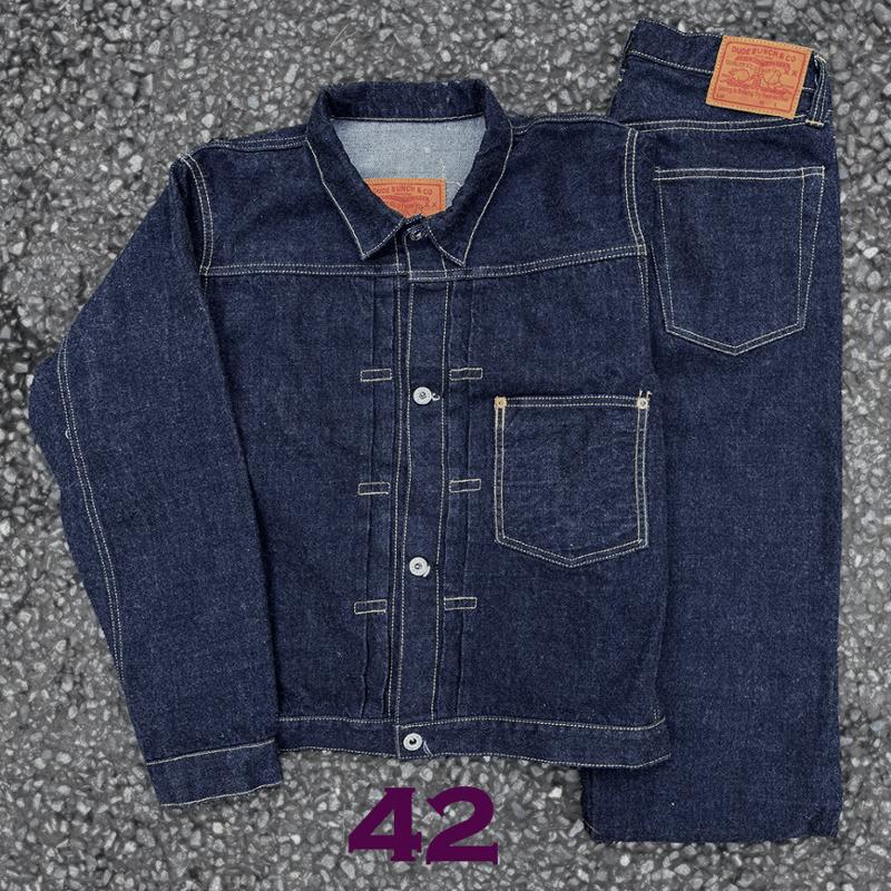 右綾Levi's型大戦モデル上下セット（ジャケットサイズ42） | DUDE
