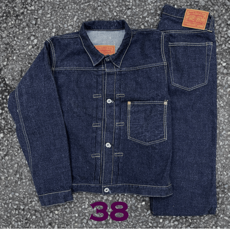 右綾Levi's型大戦モデル上下セット（ジャケットサイズ38） | DUDE
