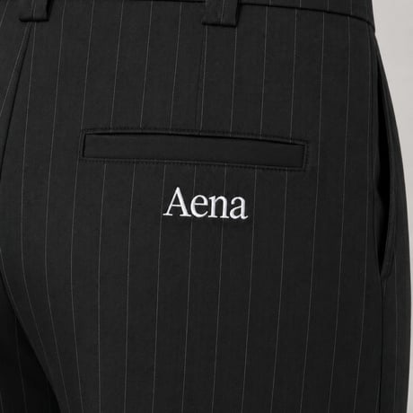 【Original】SHRRING PANTS(Black Strip)