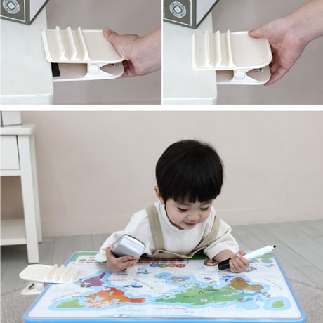 Clip & Stand スマホスタンド 省スペース【プラファーム|スマートクリップ】