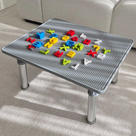 Moji Block Table 【折りたためて、学習机にも変身！ ブロックテーブル】