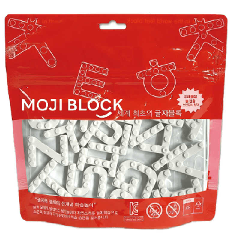 ハングルミニ文字 MOJIBLOCK ハングルブロック【単色26文字セット】 | Mojiblock onlin