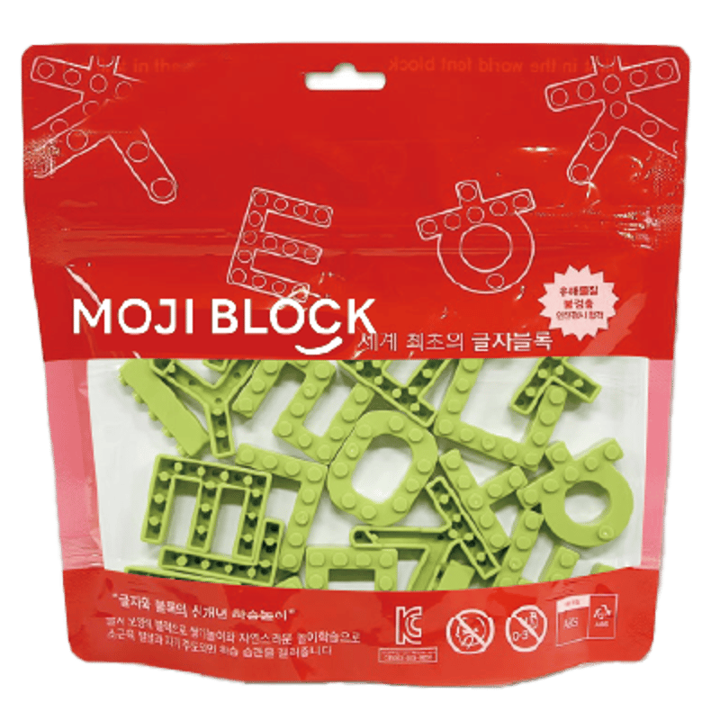 MOJIBLOCK ハングルブロック【単色26文字セット】 | Mojiblock onlin