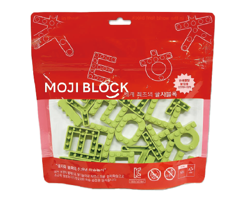 ハングルミニ文字 MOJIBLOCK ハングルブロック【単色26文字セット】 | Mojiblock onlin