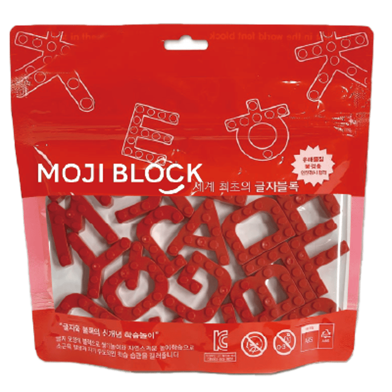 MOJIBLOCK ハングルブロック【単色26文字セット】 | Mojiblock onlin