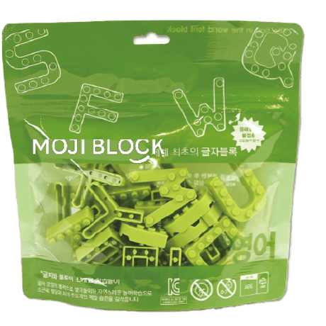 MOJIBLOCK 英語ブロック【単色26文字セット】