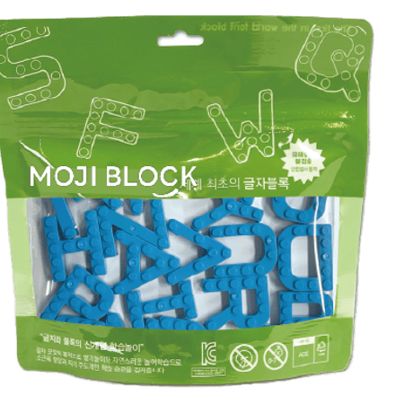 MOJIBLOCK 英語ブロック【単色26文字セット】