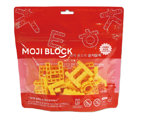 ハングルミニ文字 MOJIBLOCK ハングルブロック【単色26文字セット】 | Mojiblock onlin