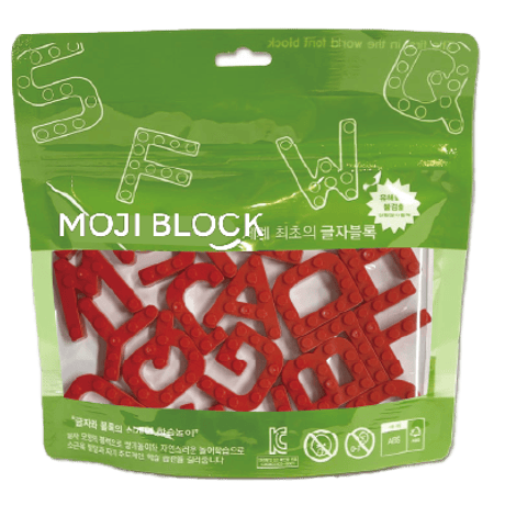 MOJIBLOCK 英語ブロック【単色26文字セット】