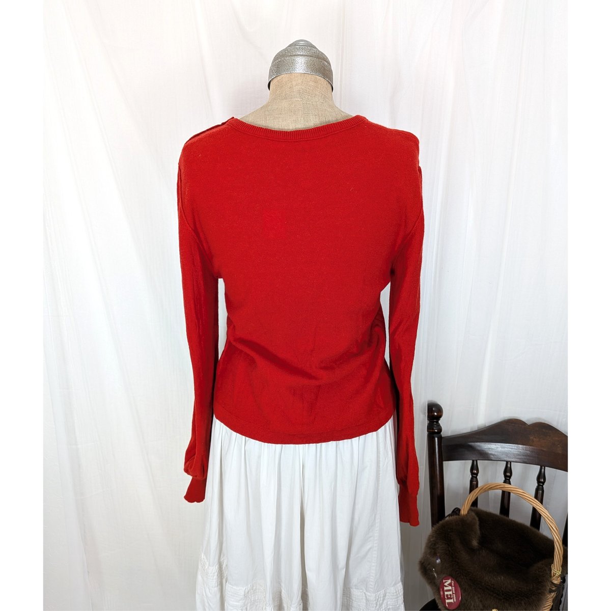 SONIA RYKIEL Marine Emblem Vintage Knit Top | c