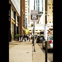Begin Route 66 Sign｜縦長