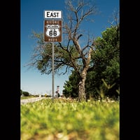 Historic Route 66 Sign OKLAHOMA｜縦長