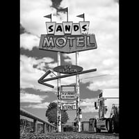 Sands Motel｜縦長｜モノクローム