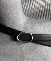 maison martin margiela organic buckle leather belt　NL2282