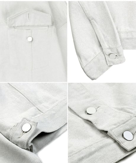 band collar denim jacket　NL2310