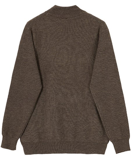 mock neck rib knit sweater slim fit /3color　NL2095