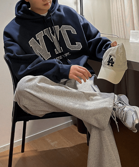 nyc athletic hoodie unisex /2color　NL2167