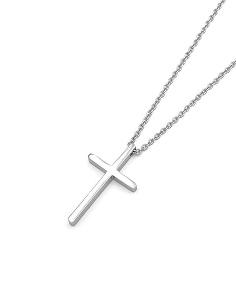 minimalist sleek cross pendant necklace /2color　NL2248