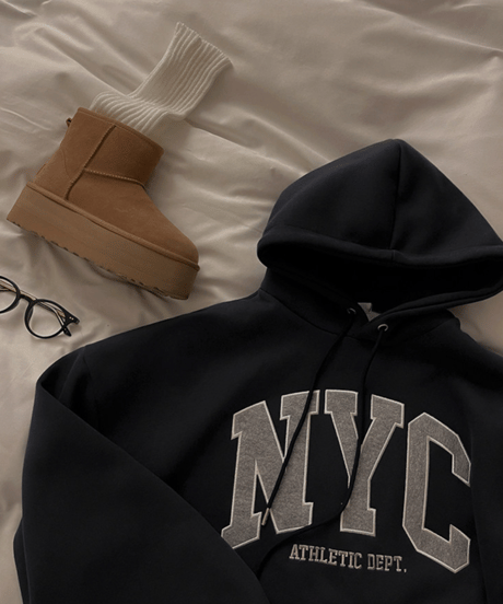 nyc athletic hoodie unisex /2color　NL2167